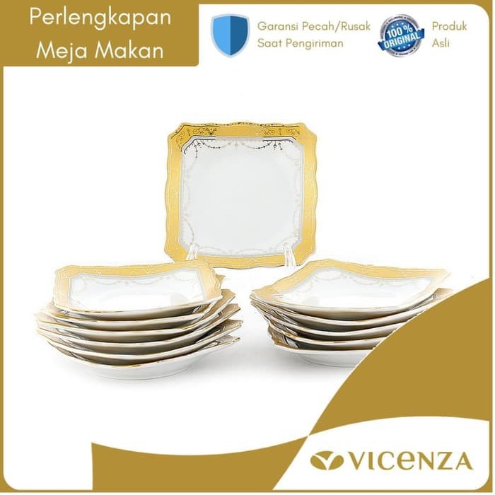 Piring kue Vicenza B423 / Piring kecil / Piring lepek vicenza 12pc