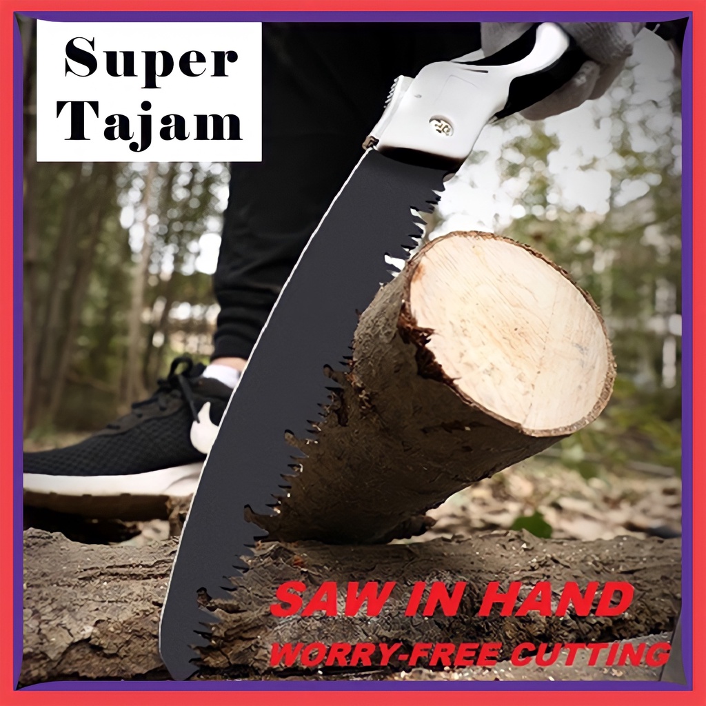 Gergaji Lipat SK5 Super Tajam ORIGINAL Alat Mesin Gergaji Potong Kayu Bonsai Triplek Portable Pakai 