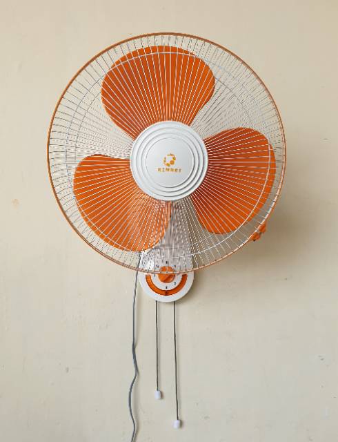 Kipas Angin Dinding 16 inch / Wall Fan Rinrei DRN201 (Lampu malam)