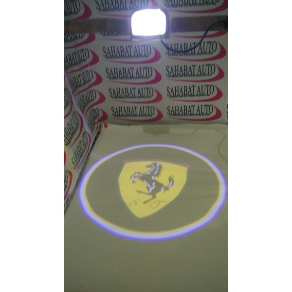 Door Light Lamp Logo Ferrari