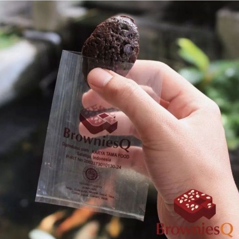 

Brownies coklat panggang mini BrowniesQ isi 20pcs