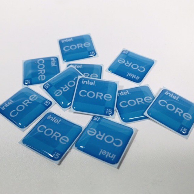 Stiker Timbul iNTEL CORE i5 Terbaru Untuk Laptop dan PC