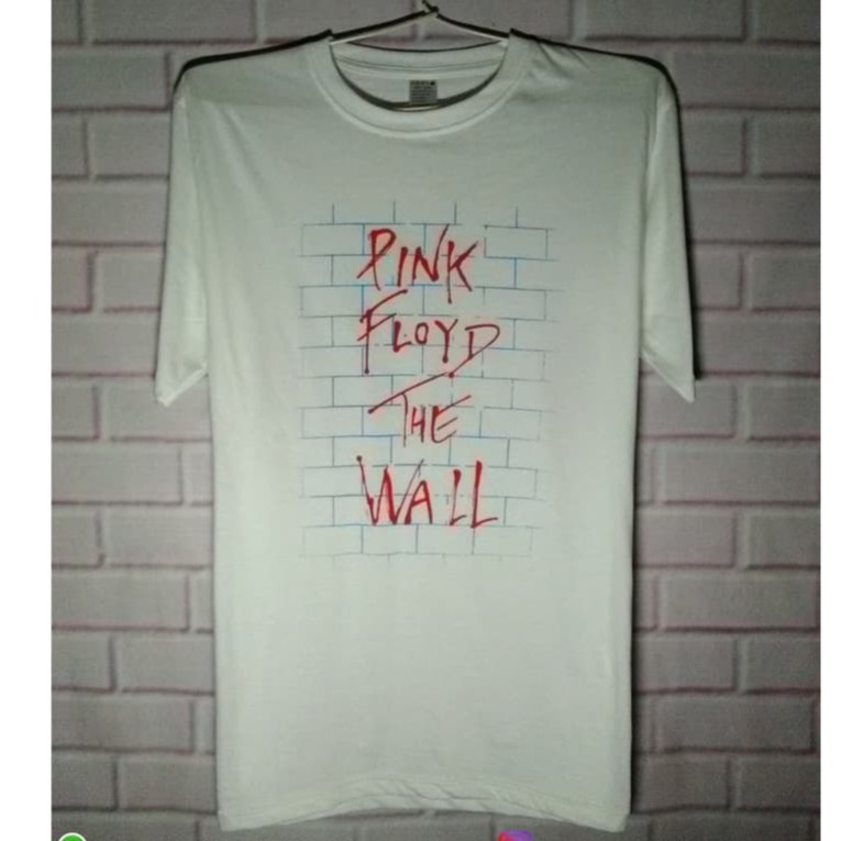 baju kaos tshirt musik metal pria wanita band Pink Floyd - The wall