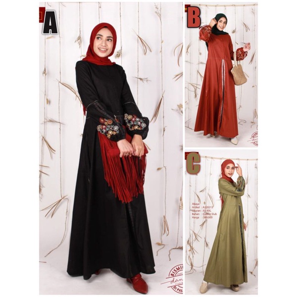 New arrival Abaya reguler A220213 by dannis collection