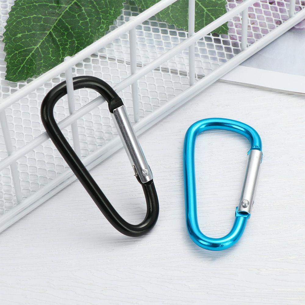 Wonder1 /5 /10Pcs Tombol Panjat Peralatan Baru Multicolor Aluminium Alloy Carabiner