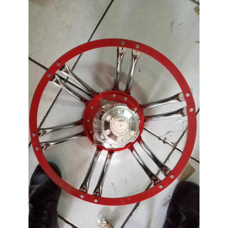 Weldop Truk HINO/FUSO Ring 20 Model Spider Jari Jari Belakang Aja (2pcs)