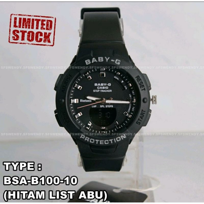 Jam Tangan Baby G B100 Jam Tangan Wanita Jam Tangan Anak Jam Tangan Dualtime Terlaris