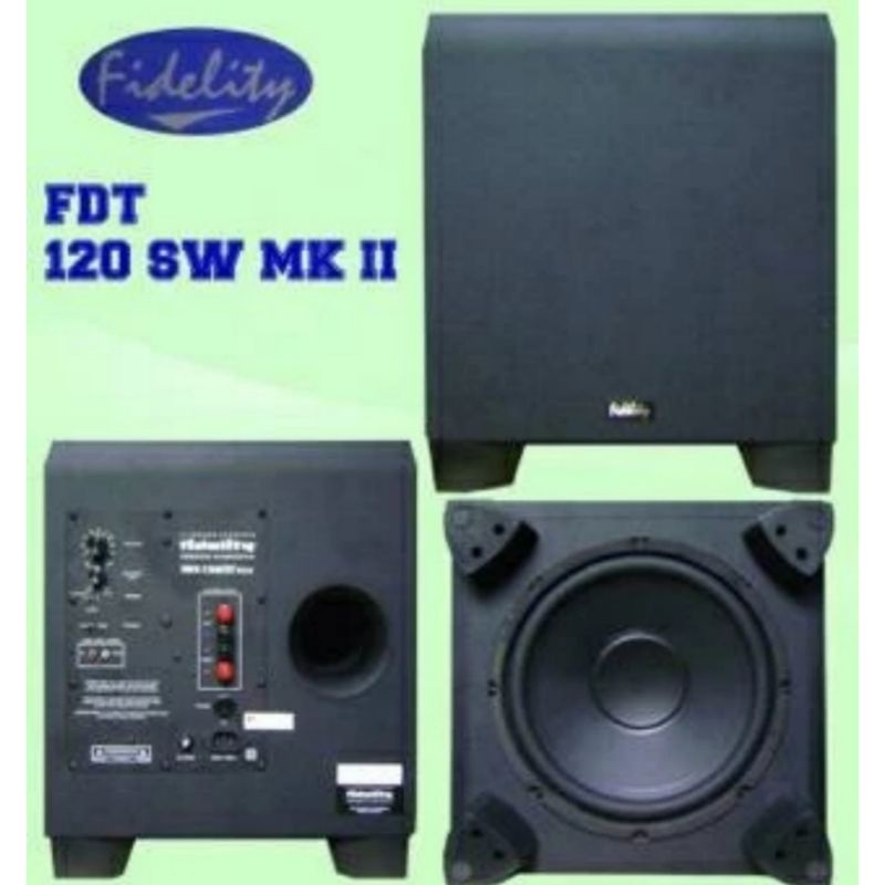 DISTRIBUTOR SUBWOOFER AKTIF 12 INCH FIDELITY FDT120SW MKII GARANSI RESMI
