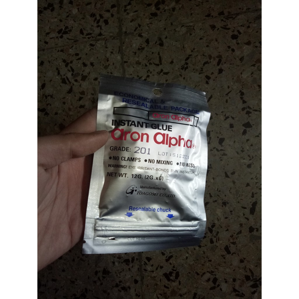 

Jual Lem aron alpha 201 SATUAN 2 gram