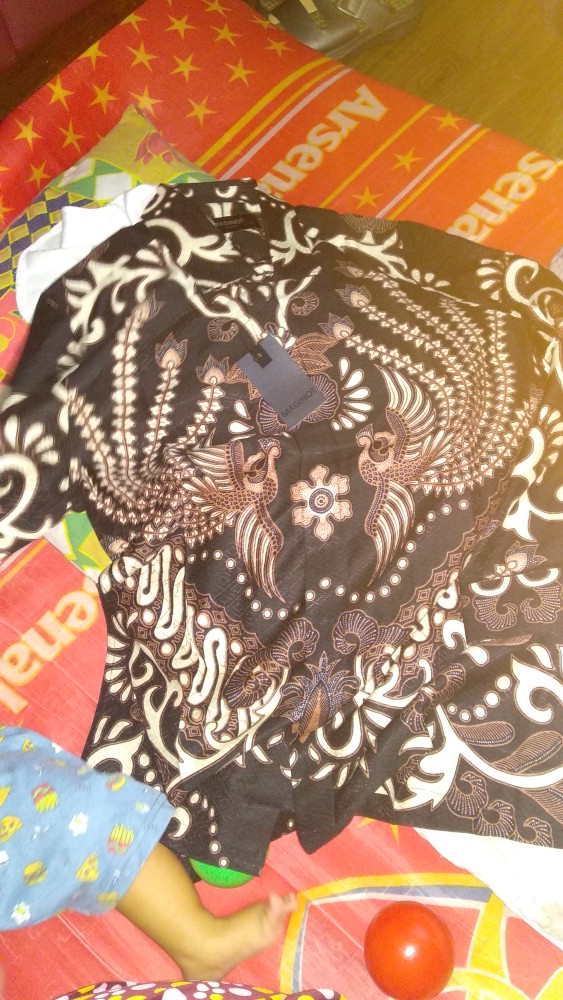 Maginot Kemeja Batik Pria Narendra-ls Lengan Panjang