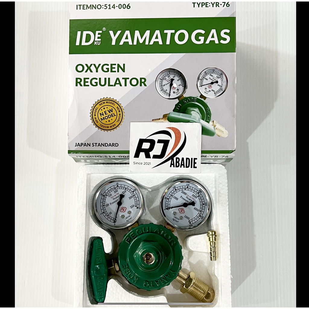 Regulator Las Oksigen Tabung Gas Oxygen Kuningan YAMATOGAS YR-76