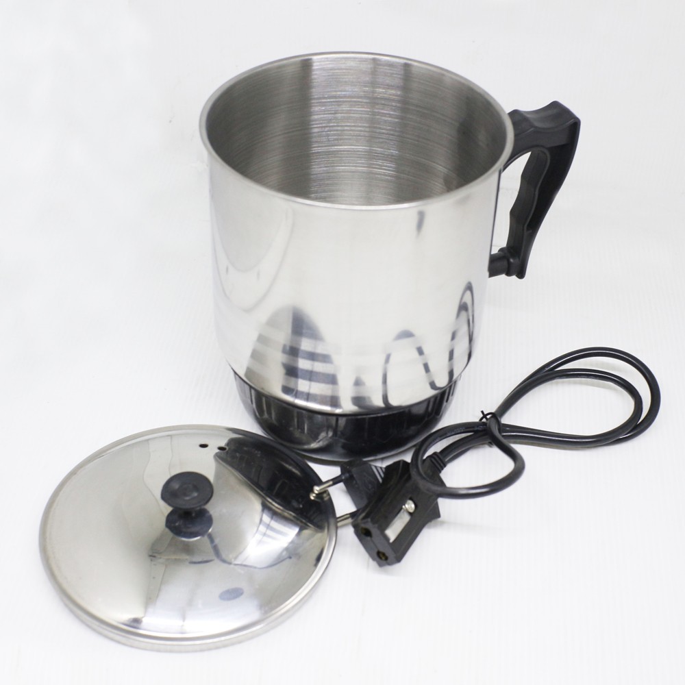 Mug Listrik Stainless Silver - 12 cm