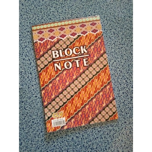 

Blocknote Batik