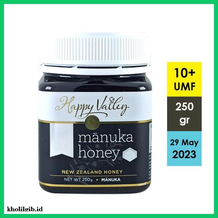 

MADU-MINUMAN- MADU HAPPY VALLEY MANUKA HONEY UMF 10+ 250GR -ASLI-BUKAN-KAWE-KAWE-