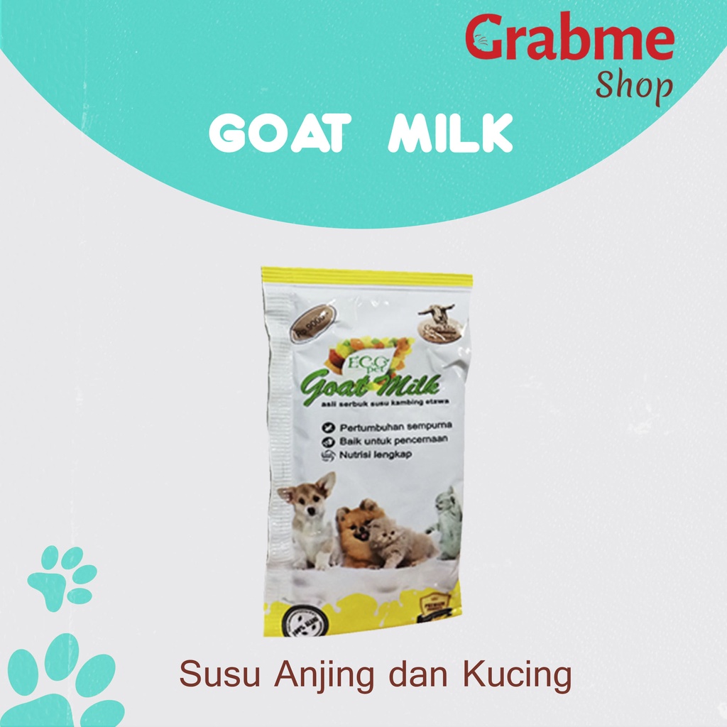 Susu kambing GOAT MILK sachet untuk Kucing dan Anjing