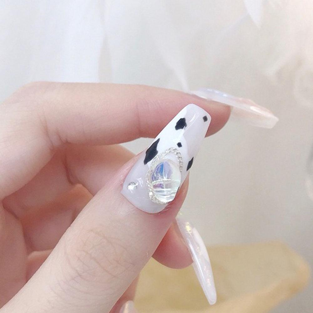 AUGUSTINA Agustina Aurora Batu Kristal Glitter Symphony Tidak Teratur Permata DIY Nail Art Ornamen