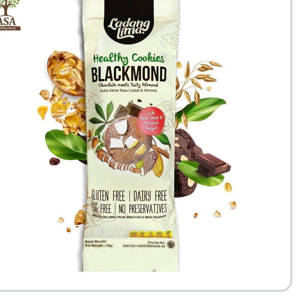 

[ Premium Quality ] Ladang Lima Blackmond Cookies Sachet 33gr