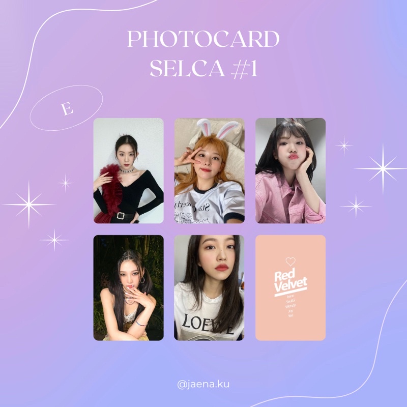 [RED VELVET] PHOTOCARD SELCA #1 RED VELVET ‼️BACA DESKRIPSI‼️