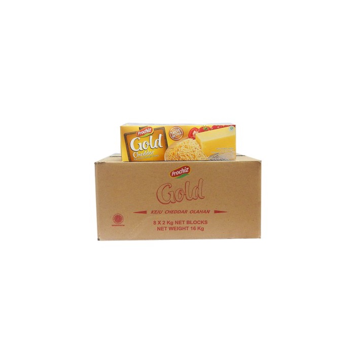

Keju- Keju Cheddar Prochiz Gold 2 Kg Via Gojek Only Unlimited Order -Keju.