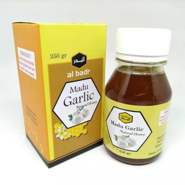 

Madu Garlic (Bawang Putih) Al Badr 350 Gram - Menurunkan Kolesterol dan Darah Tinggi - Halal