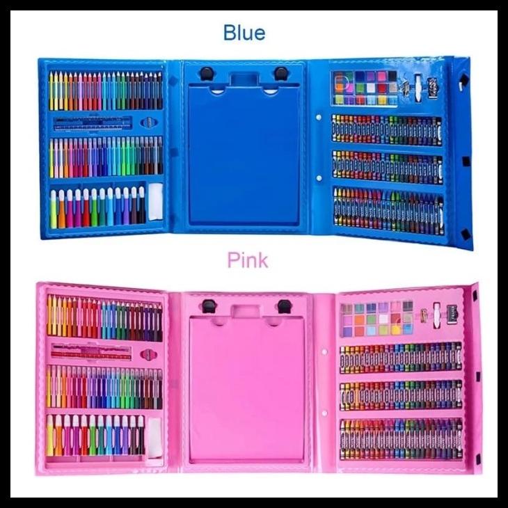 

Mainan Anak Set Spidol Crayon 208Pcs Untuk Melukis/Mewarna