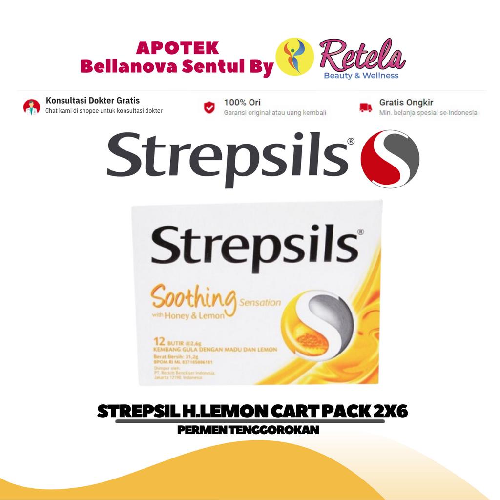 

STREPSILS HONEY & LEMON SACHET 12 TABLET HISAP