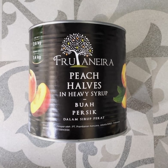 

ds20112s Frutaneira Peach Buah Peach Kaleng 2.60 Kg Xa20X1