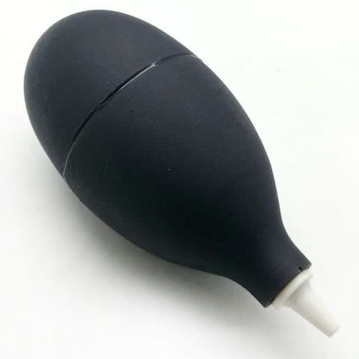 Dust Blower with Plastic Tip for Keyboard Lens Camera Watch - 1154 - Black