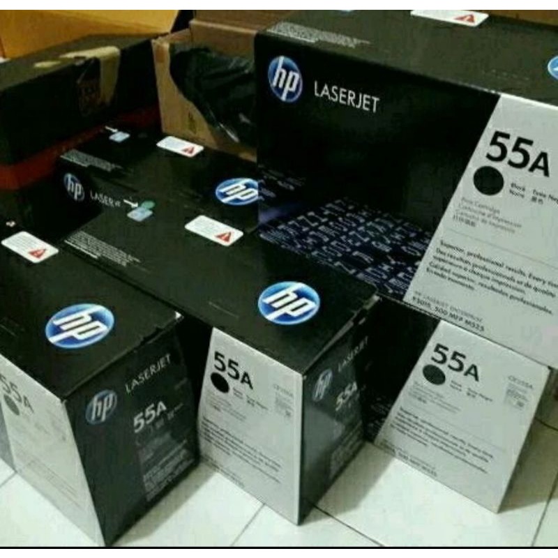 TONER HP LASERJET 55A CE255A BLACK ORIGINAL