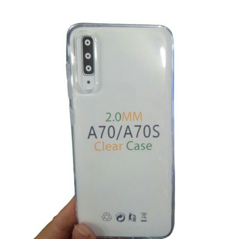 SAMSUNG A70 2019 CLEAR HD 2.0 CASING SOFTCASE BAHAN TEBAL