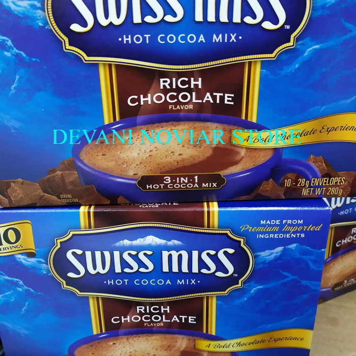 

SwissMiss Hot Cocoa Mix Rich Chocolate Flavour 3in1 box 248gram