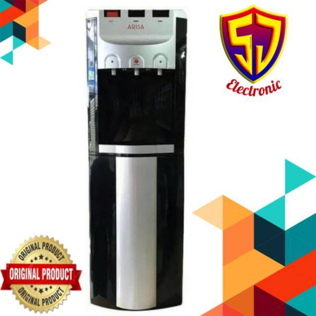 Dispenser tcl arisa TWD panas normal dingin CHILD LOCK tangki stanlies