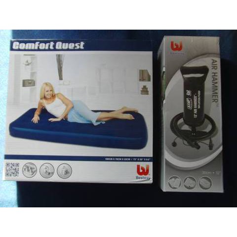 Jual Paket Kasur Angin Single Bestway Pompa Tangan Shopee Indonesia