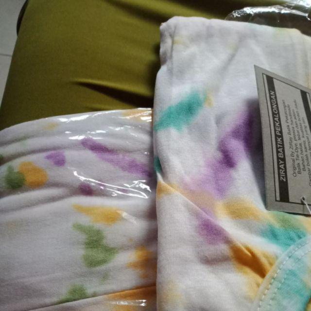 Gamis Pelangi Kaos Combed Raymi Ori Ziray Batik Jumbo Premium