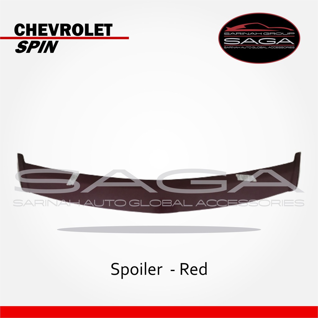 Spoiler Chevrolet spin red