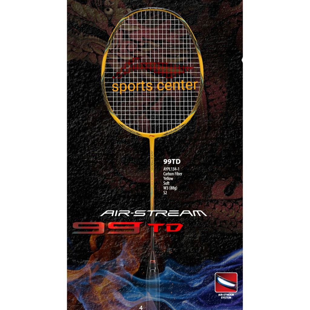 Raket Bulutangkis Terbaru Raket Bulutangkis / Badminton Lining Airstream 99TD