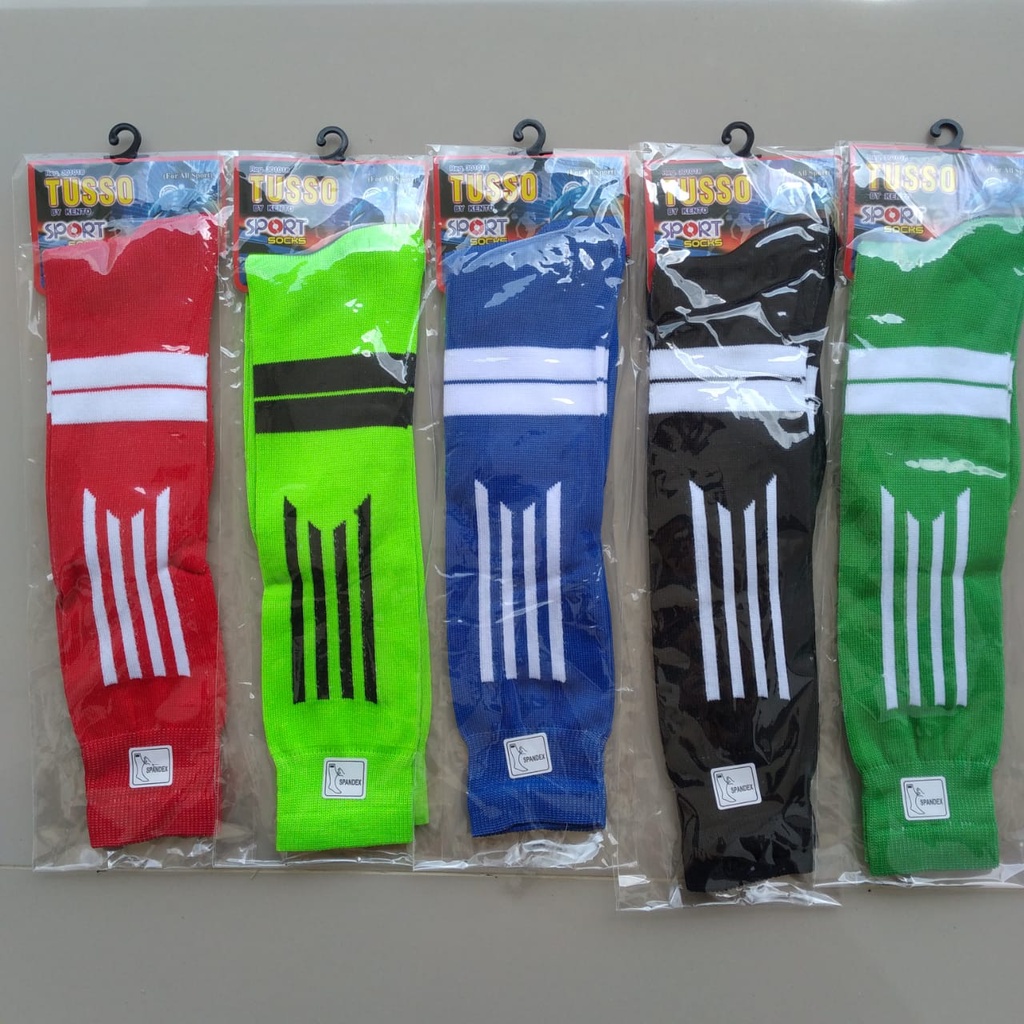 TOKO KL | KAOS KAKI SEPAK BOLA DEWASA PANJANG MOTIF GARIS KAOS KAKI PUTSAL KAOS KAKI OLAHRAGA