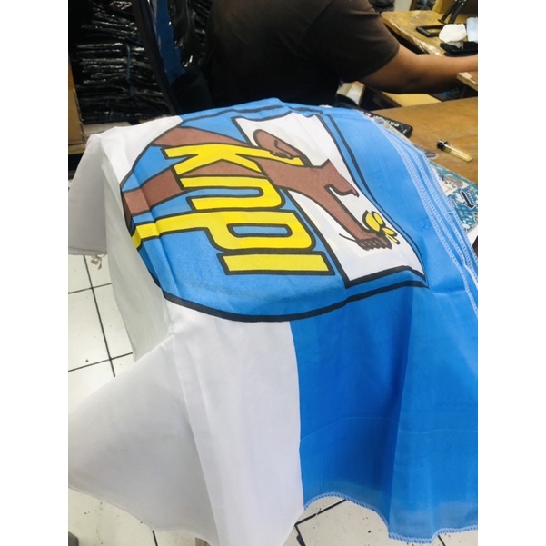 Bendera KNPI sablon 60x90 cm (100pcs)