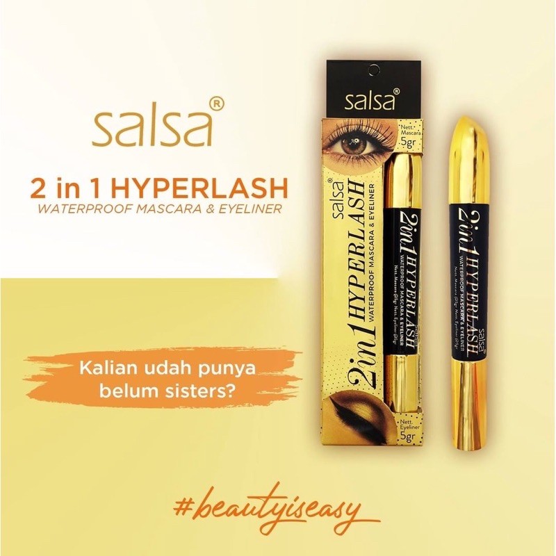 MASCARA 2IN1 SALSA WATERPROF