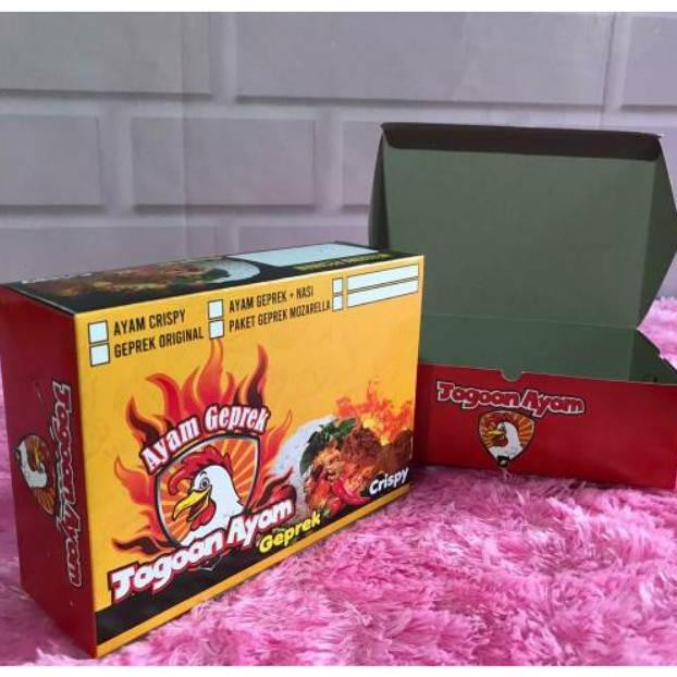 

[KODE H1] Dus Ayam Geprek isi 30