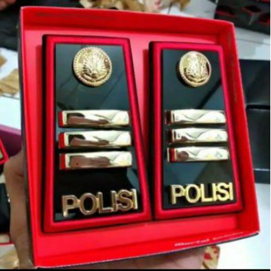 pangkat AKP pdh polisi Lis merah dan polos eksklusif pangkat PDh AKP pangkat PDh polisi