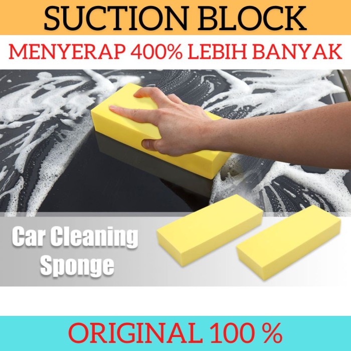 Sponge Suction Block Busa Cuci Lap Kering Mobil Motor Super Menyerap