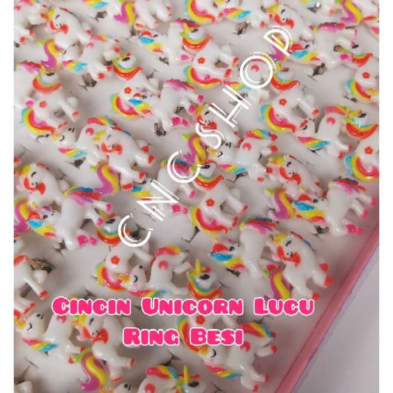 Cincin Mainan Unicorn/ Kuda Poni Lucu Asesoris Anak Cewe Murah