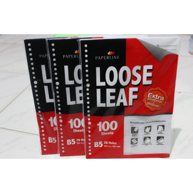 Jual Murah BESAR isi kertas file binder loose leaf 