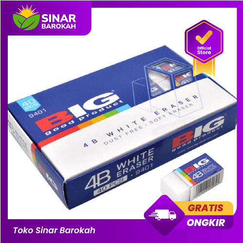 

Penghapus BIG White Eraser 9401 Set 6 pcs