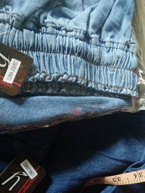 CELANA LUNA JEANS JUMBO STANDAR BISA COD JAMINAN KUALITAS