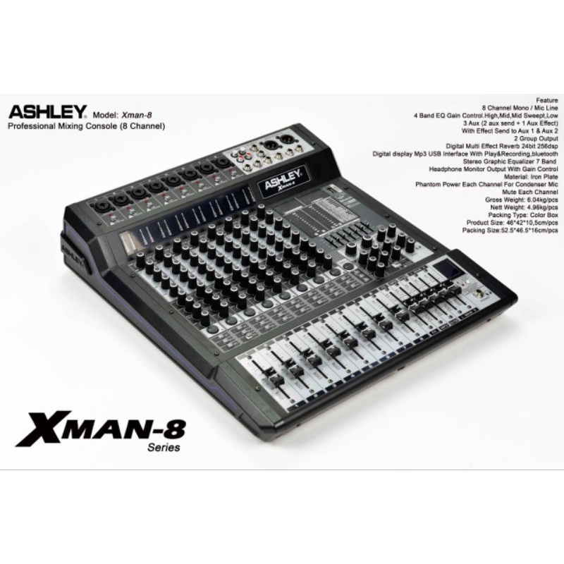 mixer ashley xman 8  mixer ashley 8 chanel