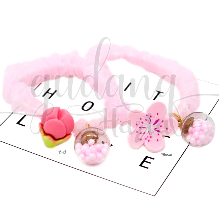 Ikat Rambut Sakura In The Air Hairband Motif Bunga Di Air GH 200216