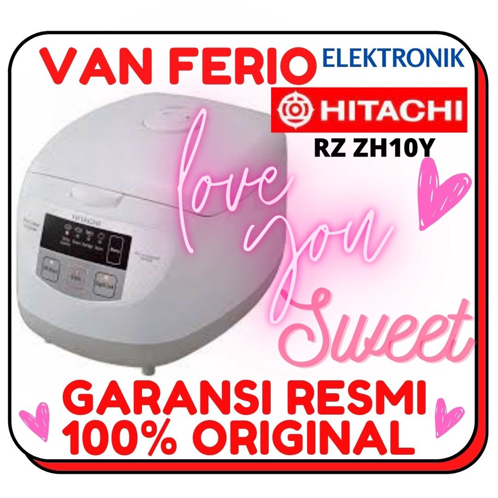 Jual Rice Cooker Hitachi RZZH10Y White RZZH10Y 1 L GARANSI RESMI