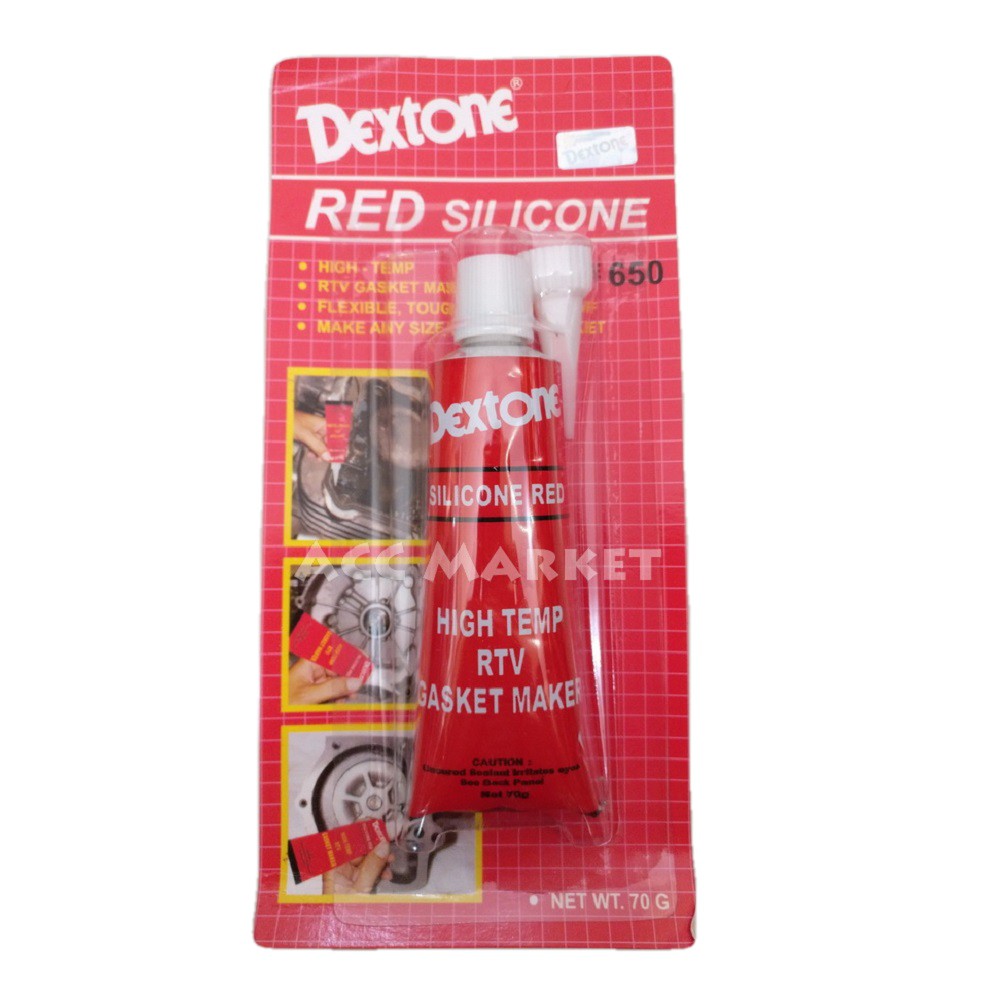 Lem DEXTONE RED Sealant Gasket Packing Mesin